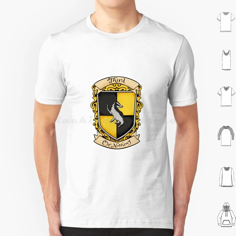 Puffs Crest camiseta hombres mujeres niños 6xl Puffs Puff Cedric Diggory Badger tercer tercer o nada