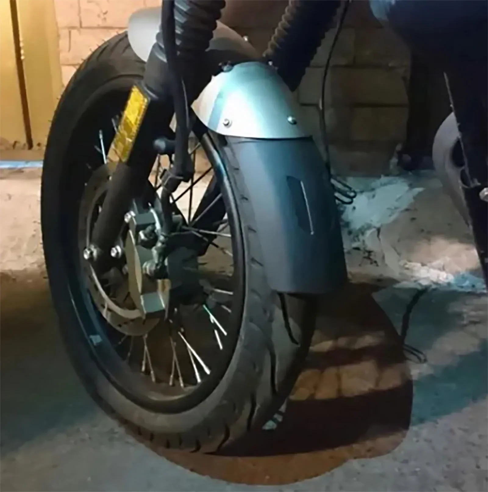 Motorcycle Front Mudguard Plastic Excellent Toughness Unique Pattern Motorcycle Mud Flaps B