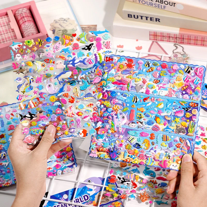 

20 шт./лот, морской аниме, мультяшная 3D наклейка, скрапбукинг, сделай сам, журнал, канцелярские наклейки, милый декор, школьные принадлежности, милый подарок для девочек