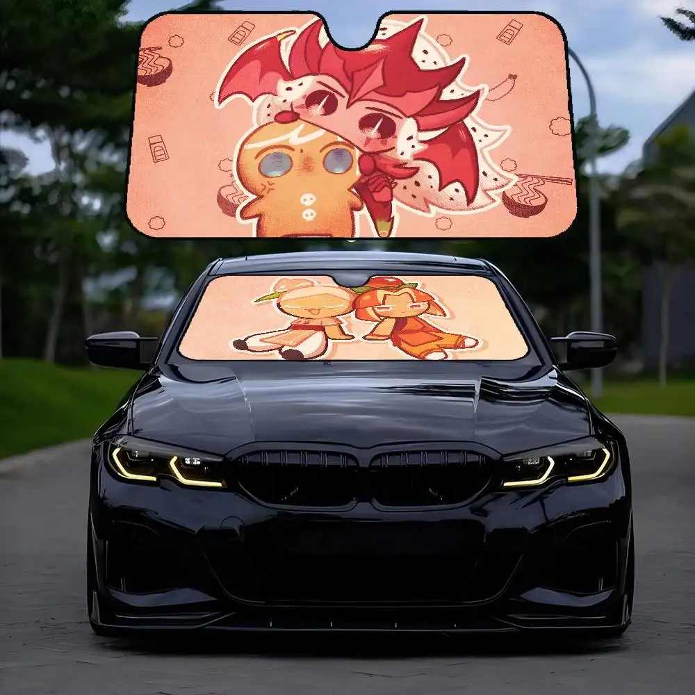

C-Cookie Run мультфильм анимация мультфильм оконная фольга с подогревом лобовое стекло солнцезащитный козырек автомобиля переднее окно козырек автомобиля солнечные защитные инструменты