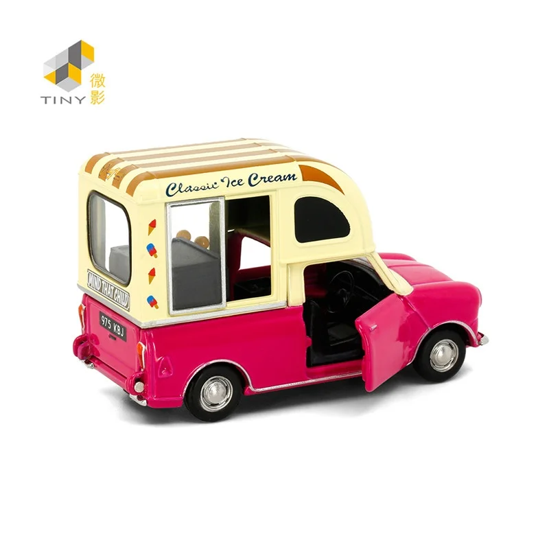 TINY 1:50 Mini Ice Cream Van U.K Alloy Simulation Model Car