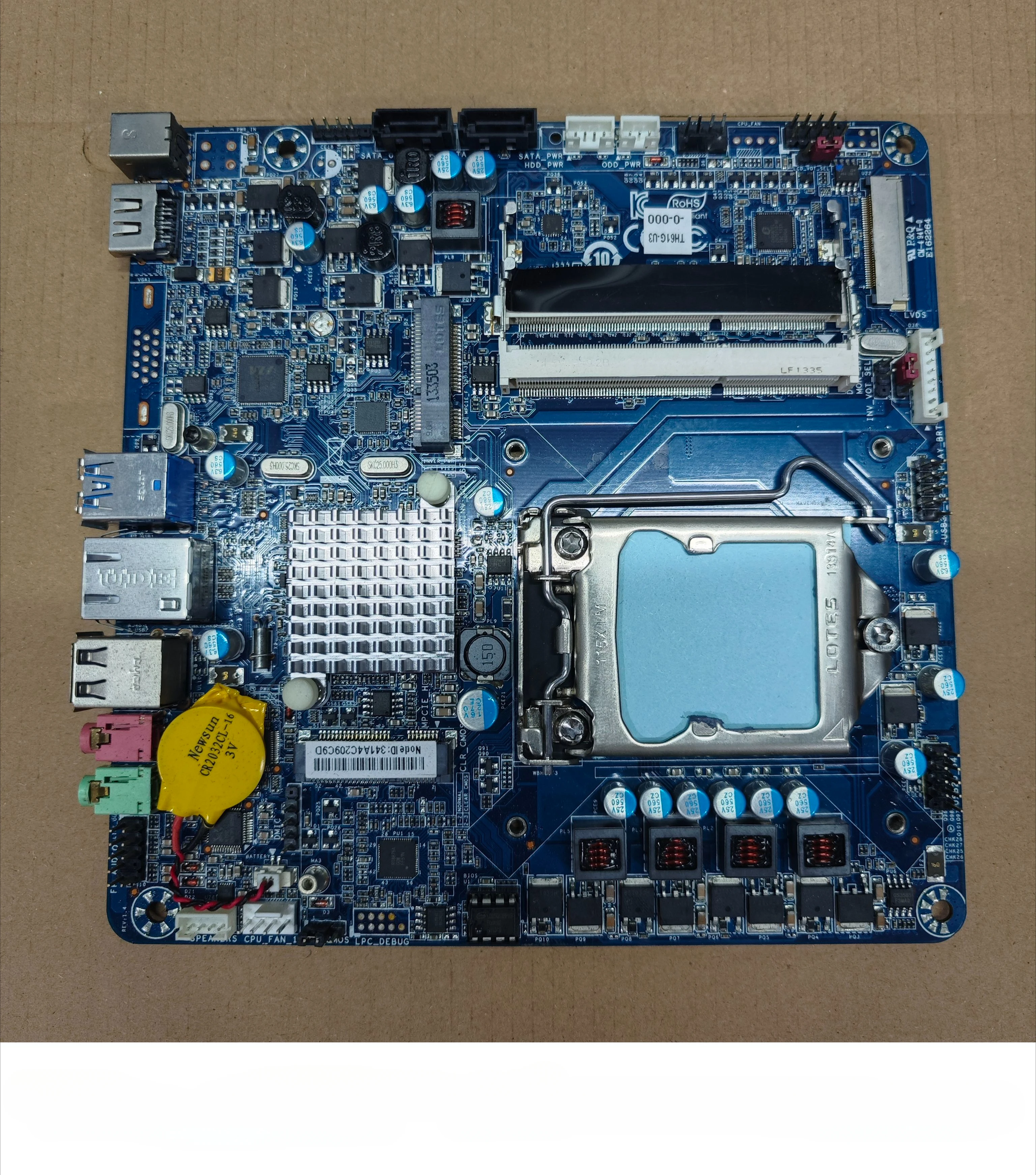 

For TH61G-S U3 Main Board 1155 Interface H61 All Solid State Mini Board with HDMI Interface