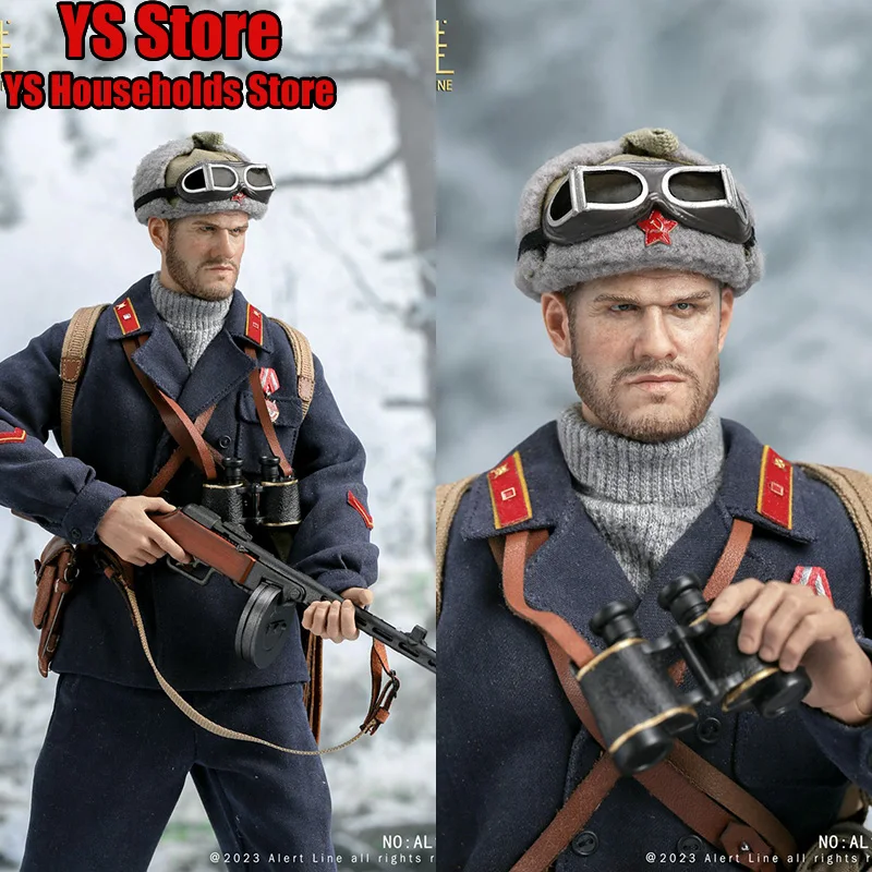 AL100042 1/6 WWII Soviet Military Officer Man Soldier Model 12