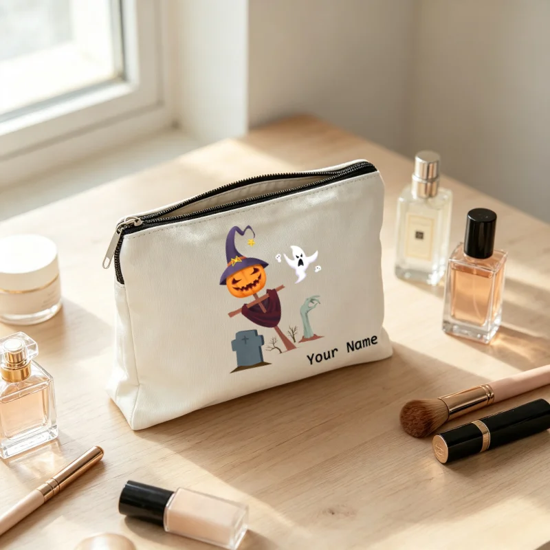 Custom Name Makeup Bags Hallow - Beauty Makeup Names ulasan dan harga
