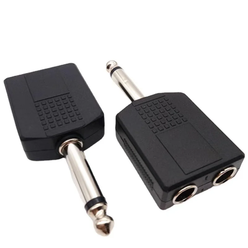 1/4 Inch Mono Plug Jack Audio Adapter 1/4