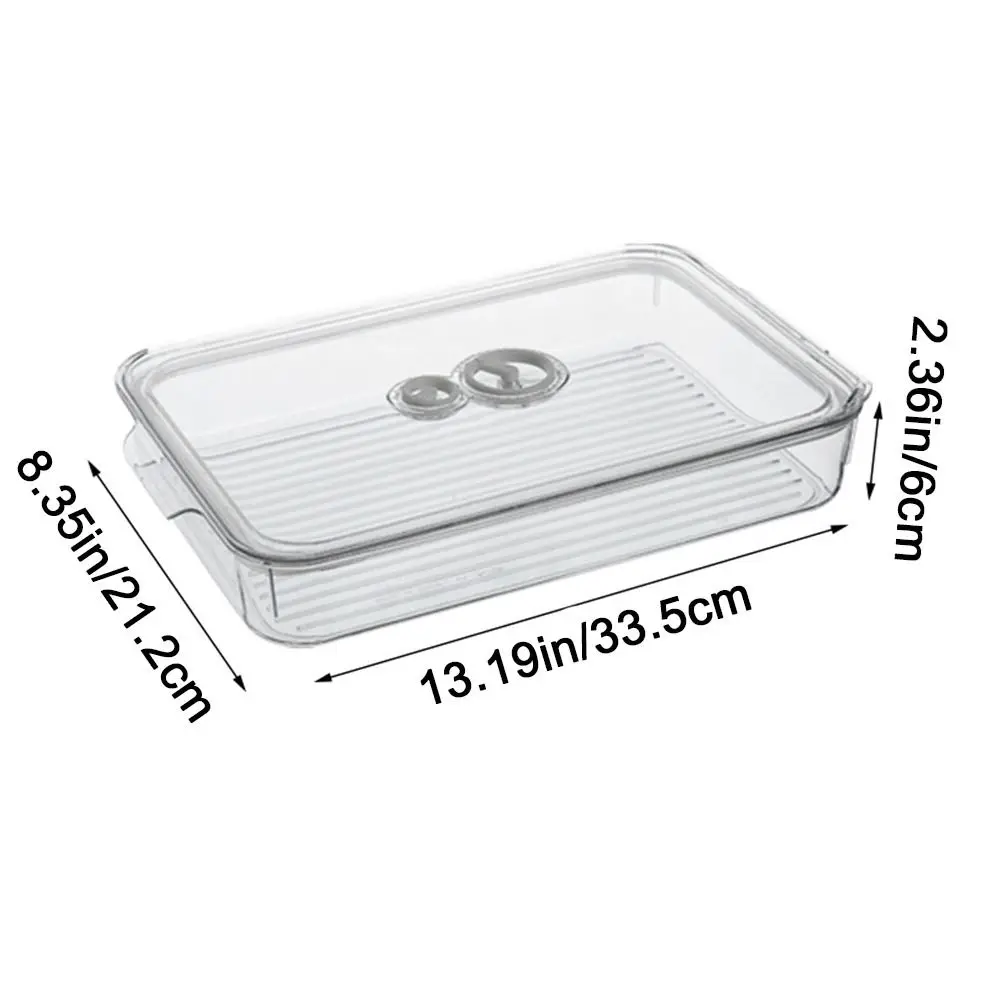 Plastic Refrigerator Dumpling Box Quick Freezing Transparent Refrigerator Storage Box Large Capacity Non-stick Food Frozen Box