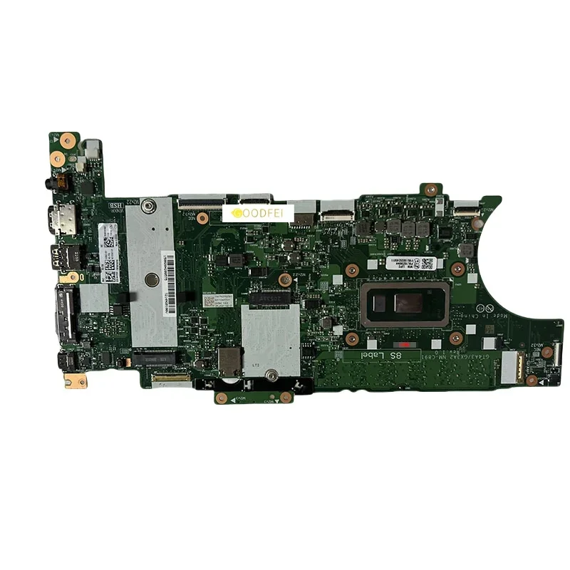 5B20Z45811 For Lenovo Thinkpad T14s X13 Laptop Motherboard NM-C891 GT4A3 GX3A2 I7-10510U 16G UMA Mainboard 100% test work