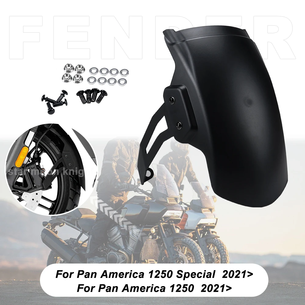 Motorcycle Accessories For Pan America 1250 S Special RA1250 2021- Front Wheel Fender Mudguard Extension Splash Hugger Extender