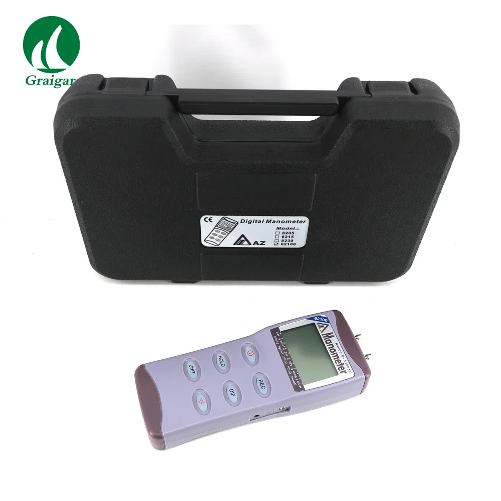 AZ82100 0 ~ 100psi Digital Manometer AZ82100 เครื่องวัดความดันดิจิตอลแบบพกพาเครื่องวัดความดัน