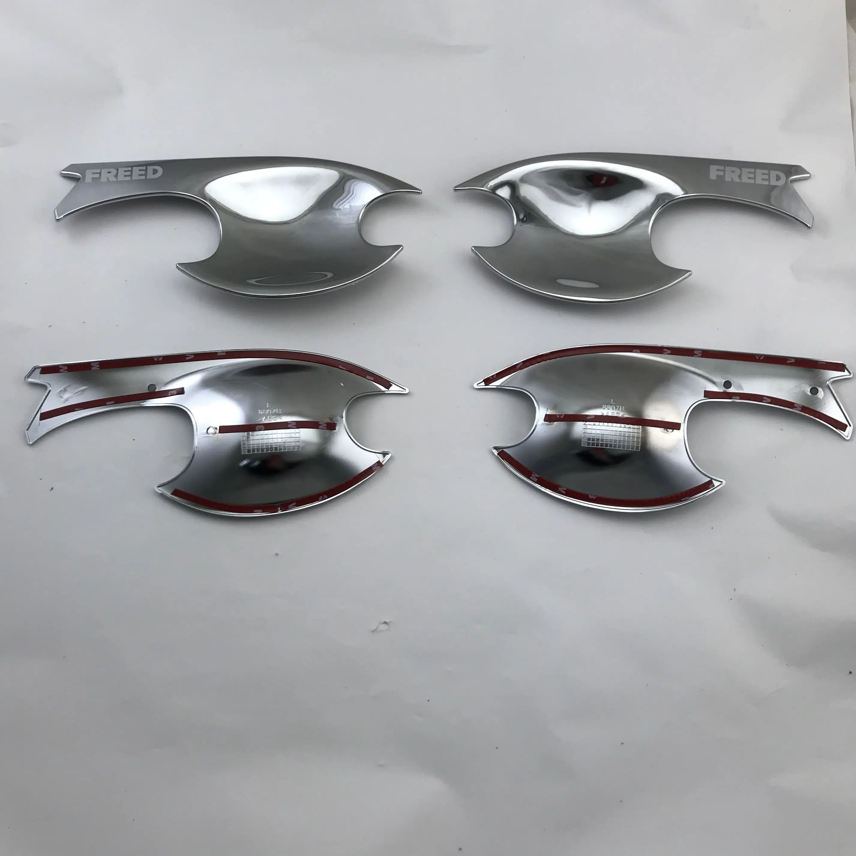 혼다 GB3, GB4 프리 카 도어 핸들 커버, ABS 크롬 및 카본 액세서리 스티커, 자동차 보울 커버 스타일링, 2008-2016
