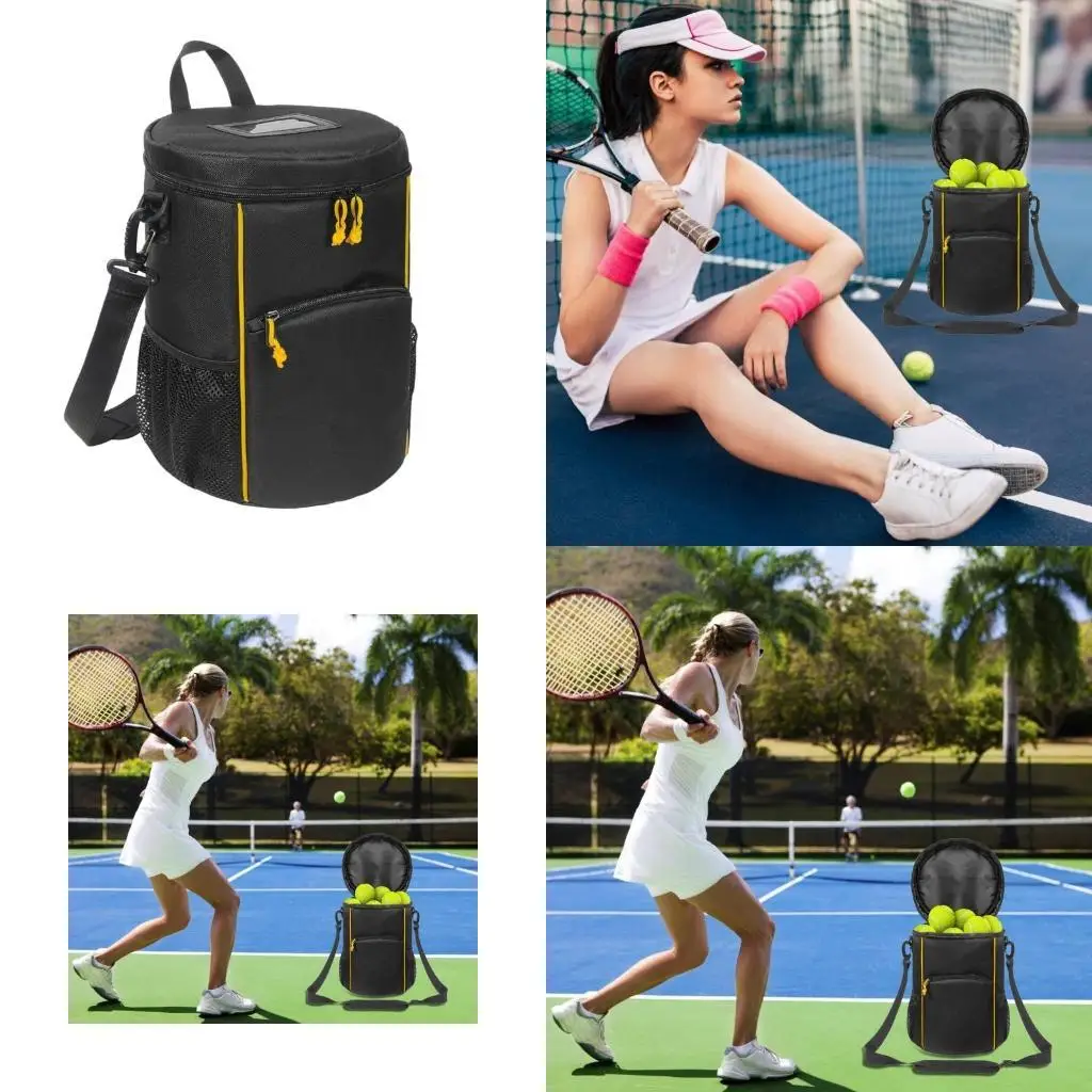 

Y1uc Smooth -Zippers Tennis Carry Sag с плечевым ремешком с множеством бейсбольная сумка для бейсбольных шариков для женщин и