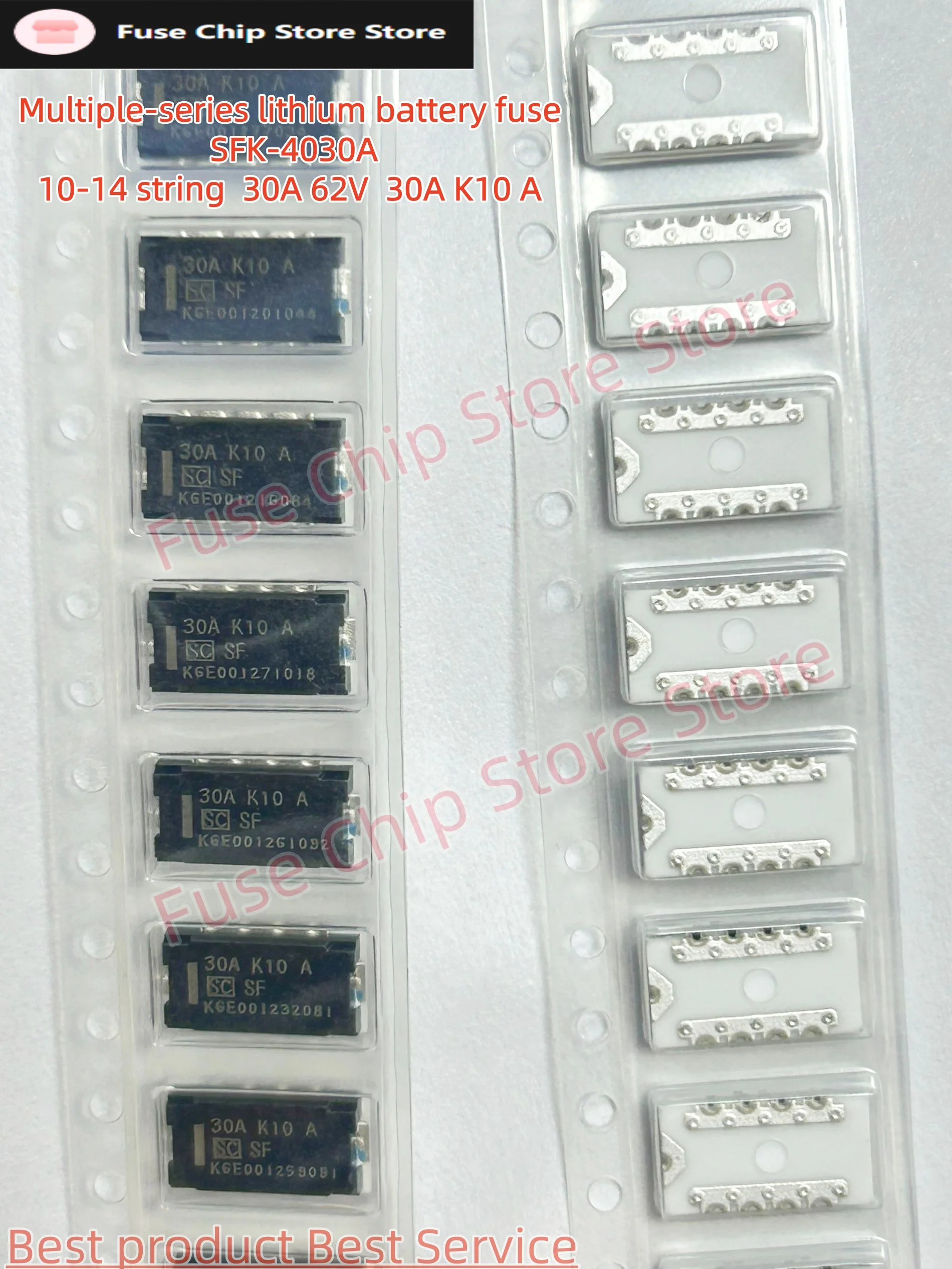 2 szt.-10 szt. Oryginalny SFK4030 SFK-4030A 30AK10A SFK-4030A Bezpiecznik do baterii litowych 10-14 ogniw 80V 30A — zdjęcie produktu 4