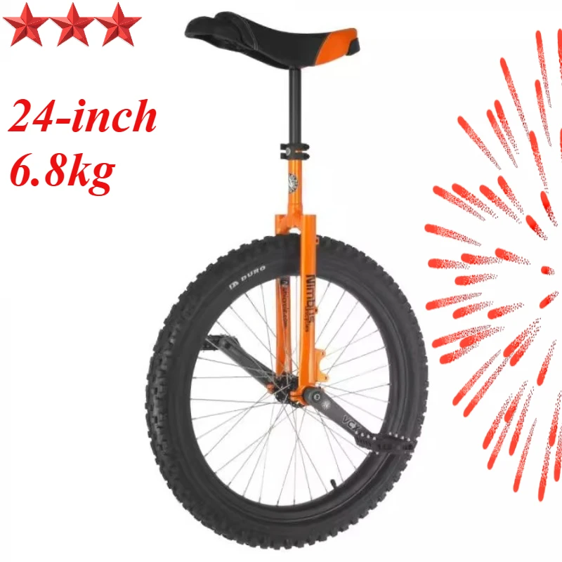 

A 24-inch mountain unicycle a cart with only one wheel