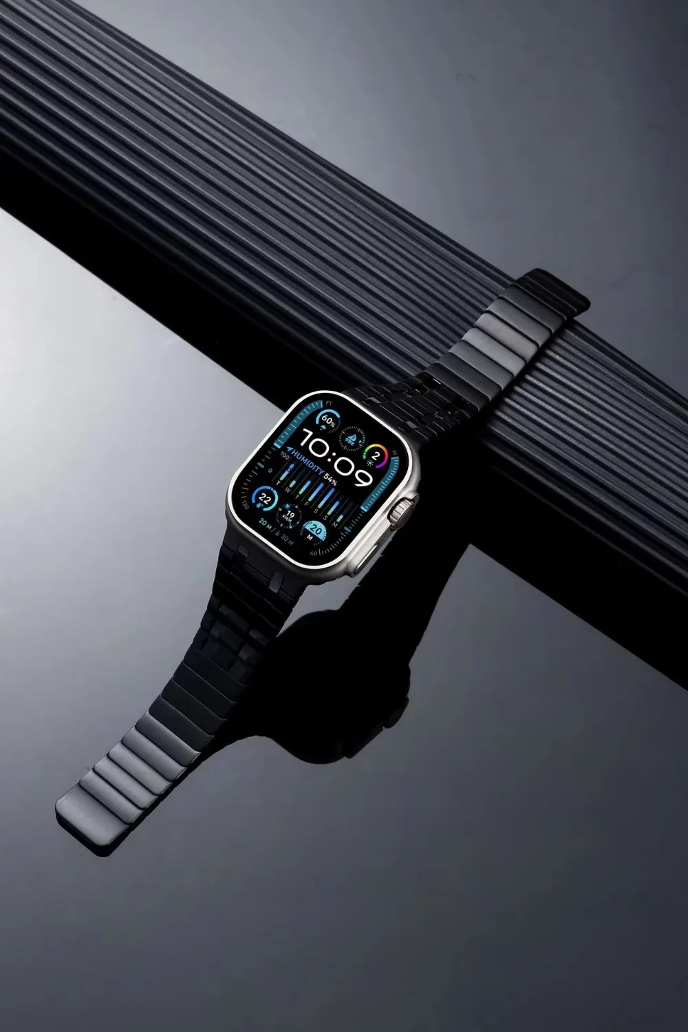 Ремешок из нержавеющей стали для Apple Watch Ultra 2/1 49 мм 10 46 мм 42 мм Магнитный браслет для Iwatch 9 8 7 6 5 SE 45 мм 41 мм 44 мм 40 мм