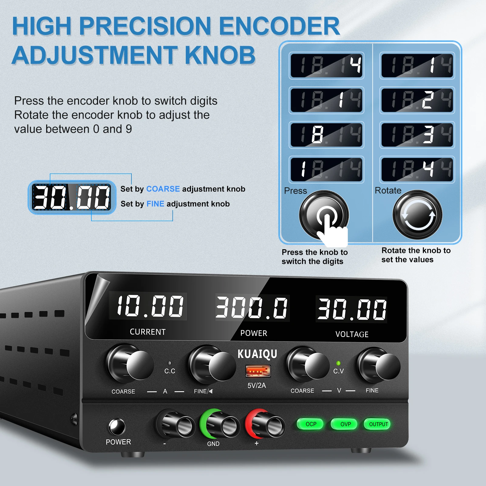 KUAIQU SPPS-H3010 Display a 4 - Electronics Repair Bench recensione e prezzo