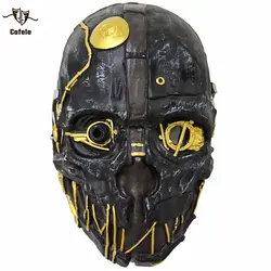Cafele Dishonored Corvo Attano Rat Mask Realistic Latex Adult Headwear Halloween Masquerade Cosplay Costume Props High Quality
