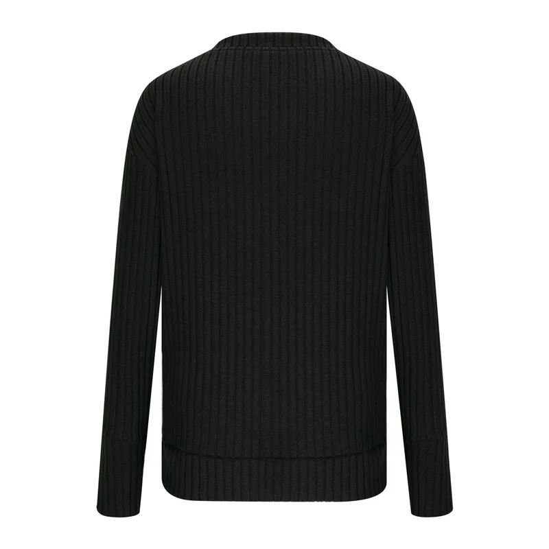 ABRT-Damen-Hemden mit V-Ausschnitt und langen Ärmeln, lässige Herbst-Tops, leichte Tunika-Pullover, modische Tops 2025,