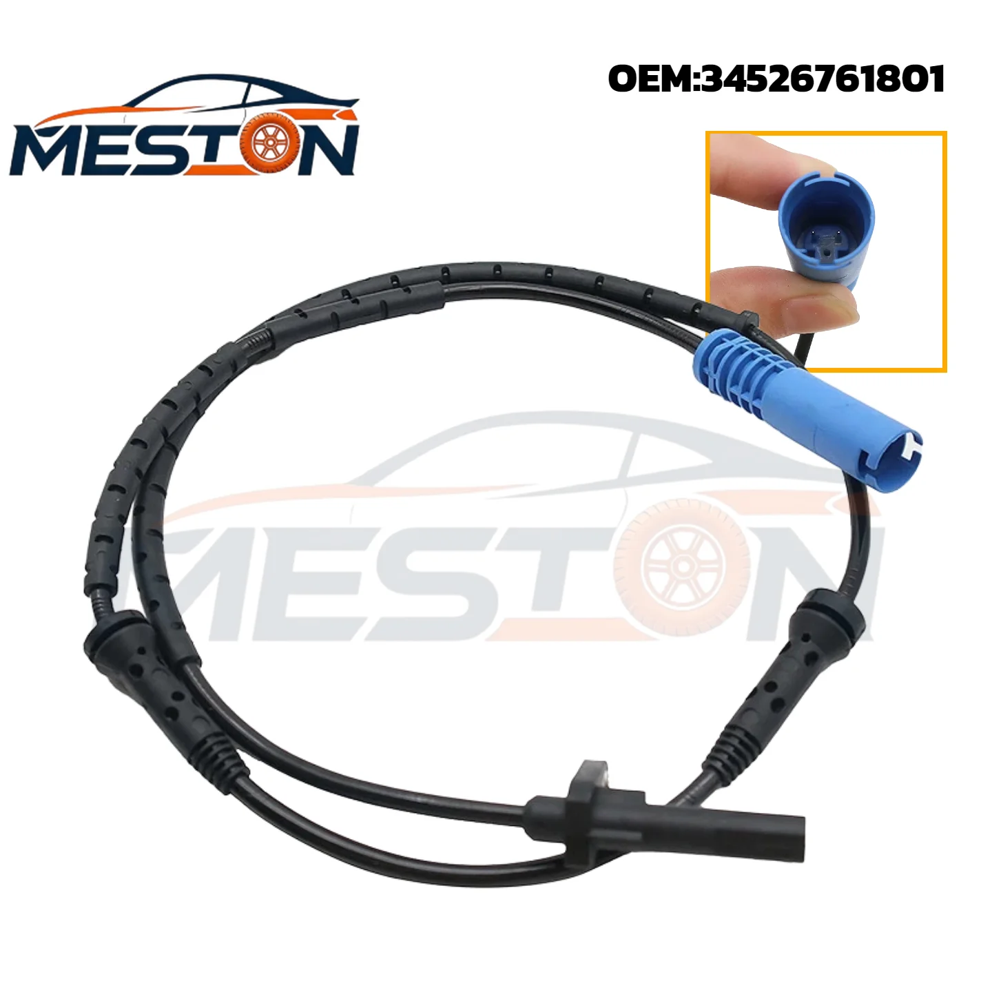 Rear Left/Right ABS Wheel Speed Sensor For BMW E65 745i 750i 760i 760Li Alpina B7 OEM 34526771709 34526761801 34526761651