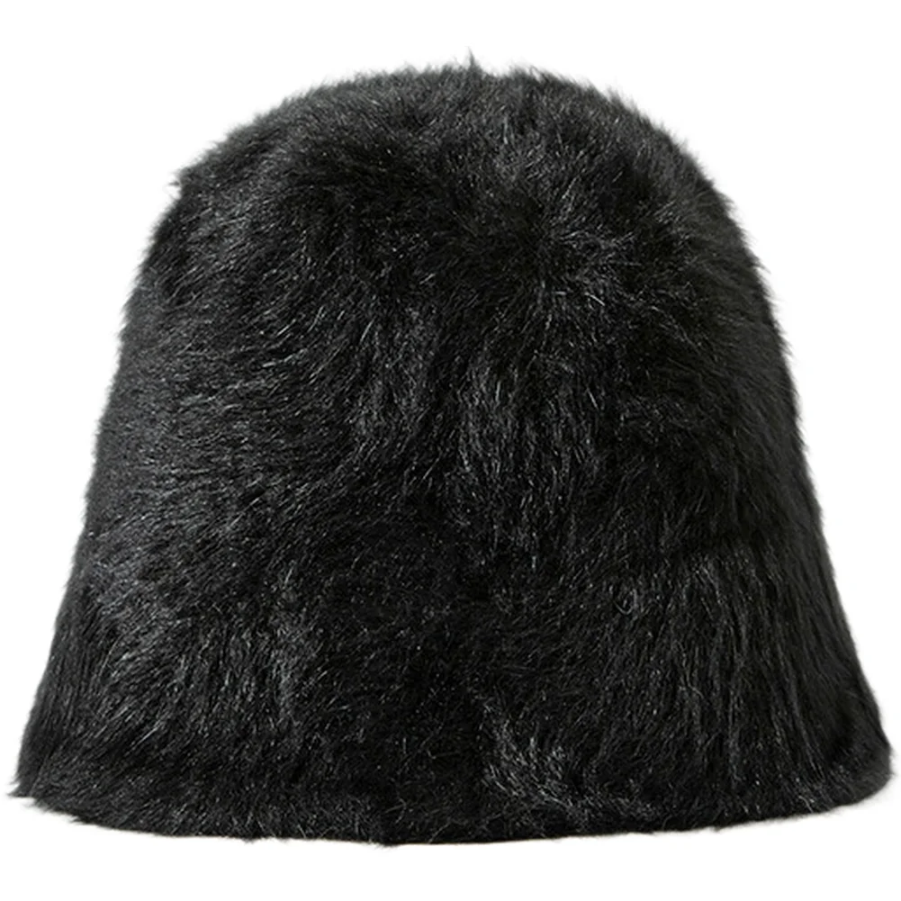 Winter Bucket Hat Featuring for real Rabbit Construction Soft Faux Lining and Wide Brim to Support Natural Facial Contouring