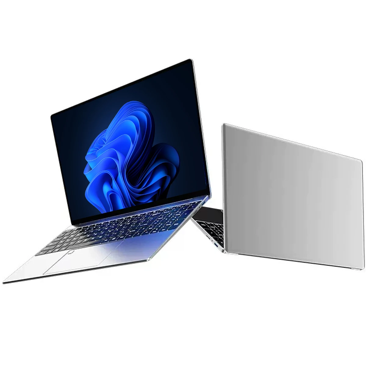 15.6" N5095 Portable Notebook with Up to 32GB RAM, 2TB Storage, Windows 11 Pro Black Backlit English/Russian Keyboard"