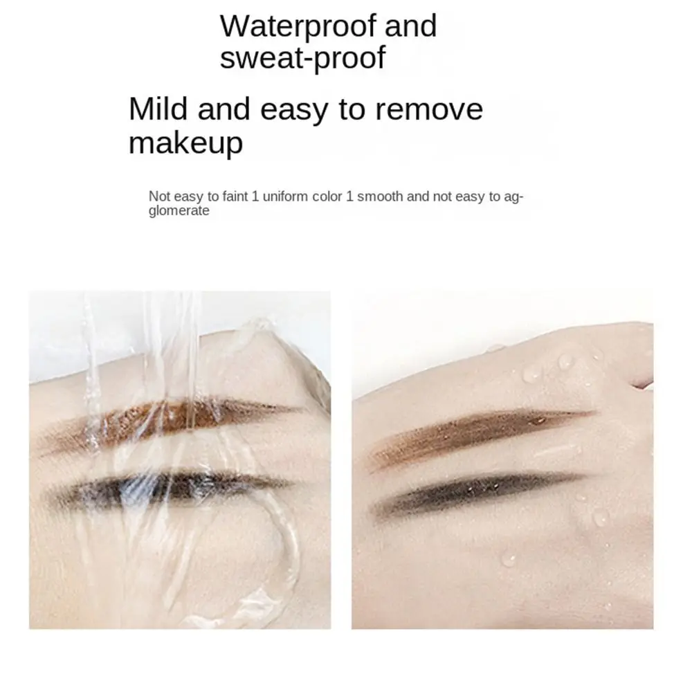 قلم تحديد Microblading للإناث ، محسن الحواجب ، قلم الحواجب الصلب ، قلم وشم دائم ، لون حاجب العين ، أداة مكياج للتجميل