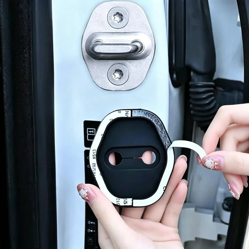 Car Door Lock Cover Auto Door Lock Buckle Cap Car Door Lock Shield For BYD Seal U Dolphin Mini Sealion 7 Song Pro ATTO 3 Yuan UP
