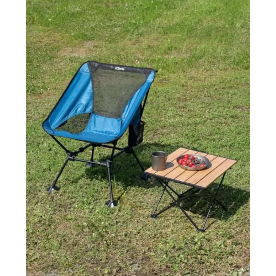 كرسي شاطئ قابل للطي للتخييم وخفيف الوزن مع أقدام كبيرة مضادة للغرق للمغامرات الخارجية مثالي لحديقة الشاطئ والتخييم #5