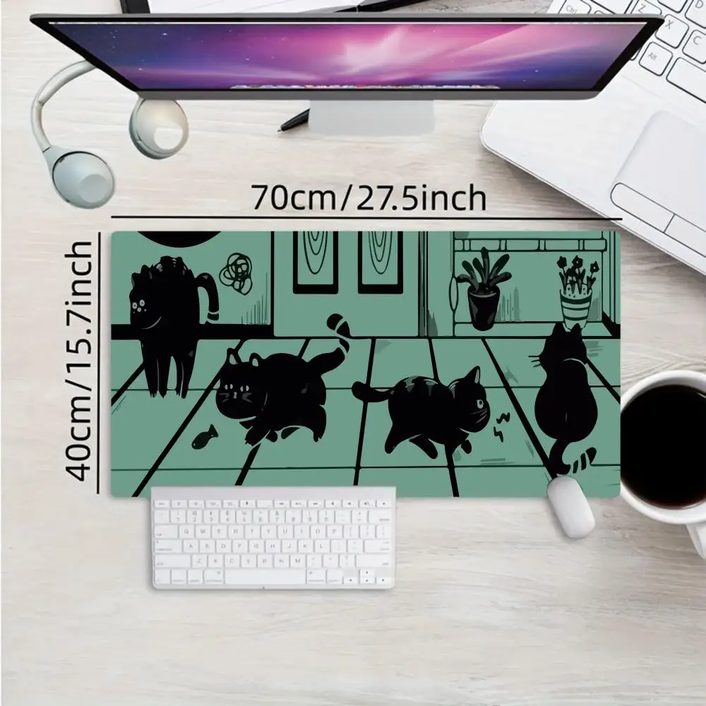 1 pçs mouse pad tamanho grande mouse pad xxl teclado de borracha mouse tapete anti-deslizamento gamer mouse pad portátil escritório em casa mouse cobertor