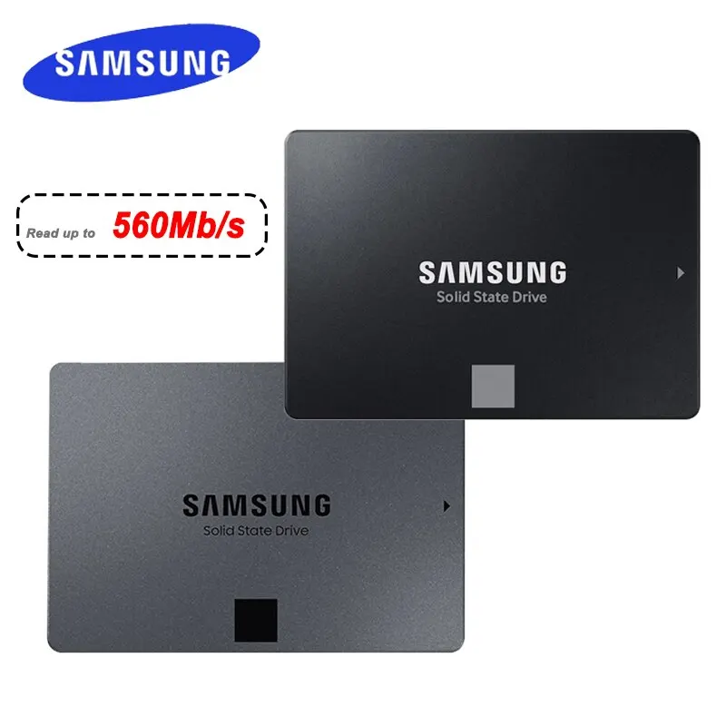 SAMSUNG SSD 500GB 870 EVO QVO 250G Internal Solid State Disk 1T 2T 4T HDD Hard Drive 860 PRO SATA 3 2.5 for Laptop HDD Computer