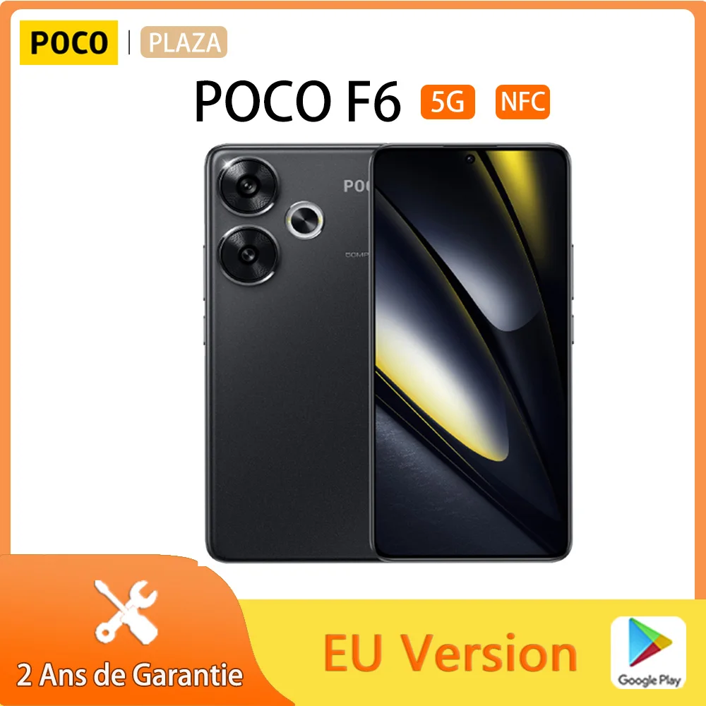 POCO F6 5G,NFC,Snapdragon® 8s Gen 3,50MP Camera,90W Charging,120Hz CrystalRes Flow AMOLED Screen