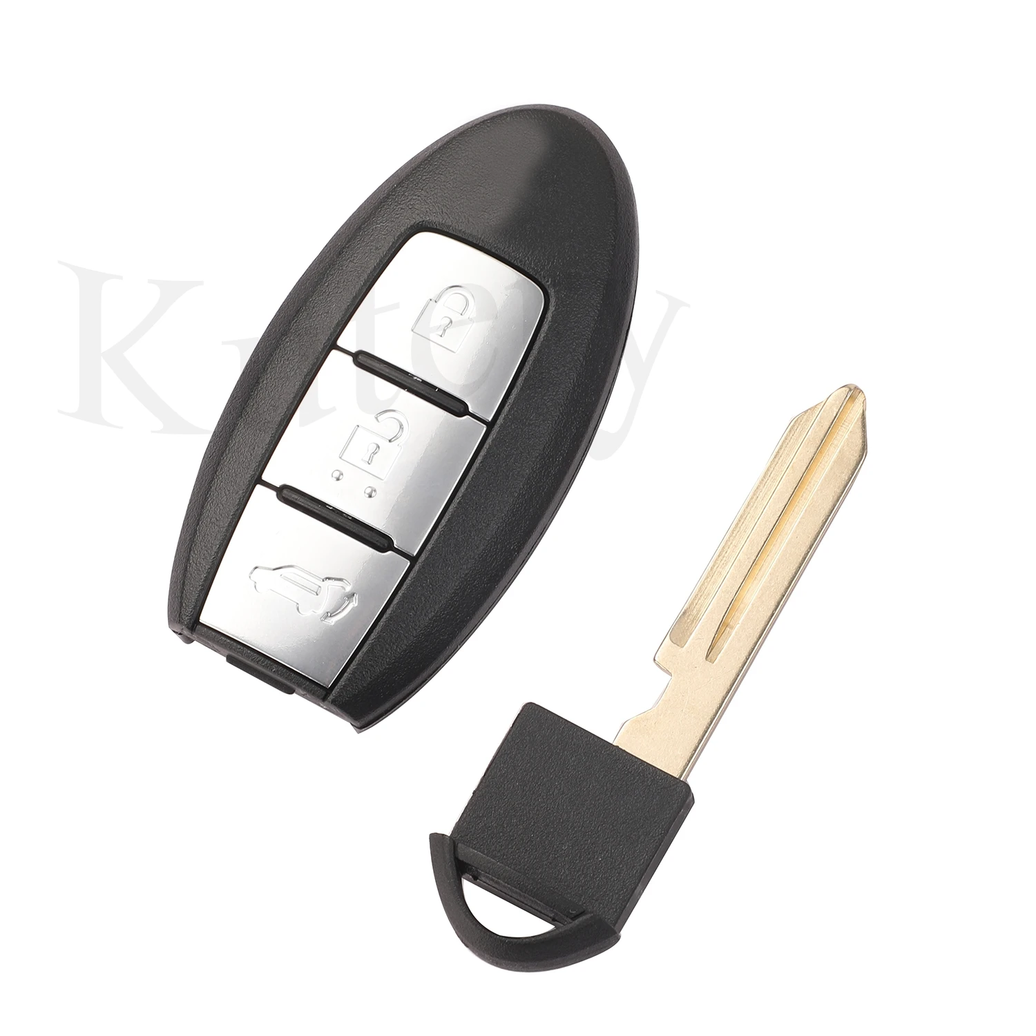 Jingyuqin 3BTN 315MHZ 4A Chip Kunci Mobil Jarak Jauh untuk Nissan Xtrail X-trail Rogue 2014 -2017 285E3-4CE0C S180144103 S180144101