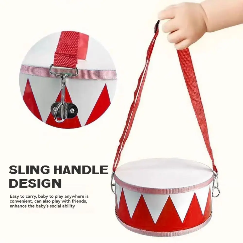 Dwustronne instrumenty perkusyjne typu hand drum, zabawki edukacyjne Montessori, instrumenty muzyczne, zabawki muzyczne, przenośne, wielofunkcyjne.