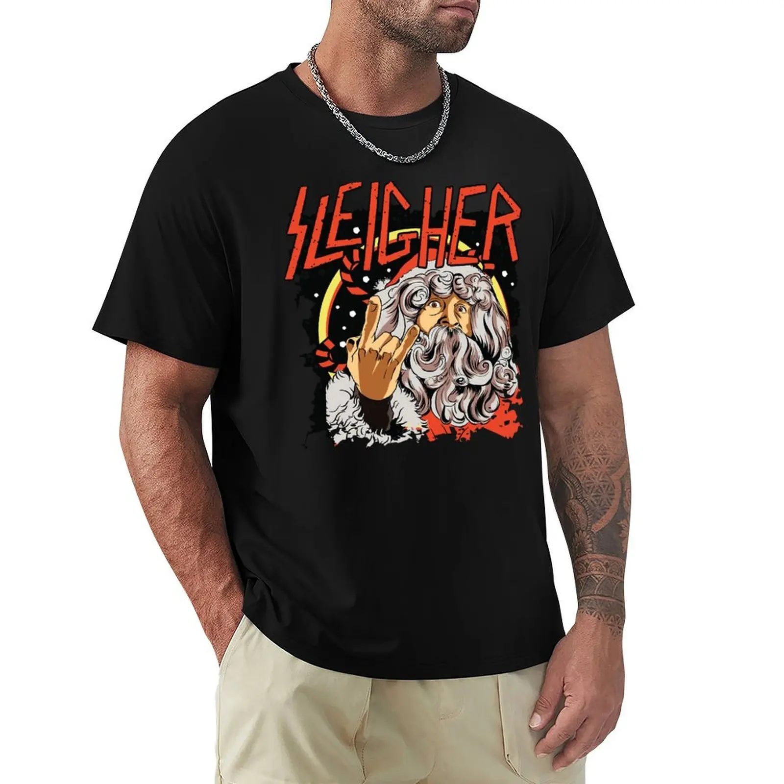 SLEIGHER T-Shirt man t shirt cotton high quality T-Shirt