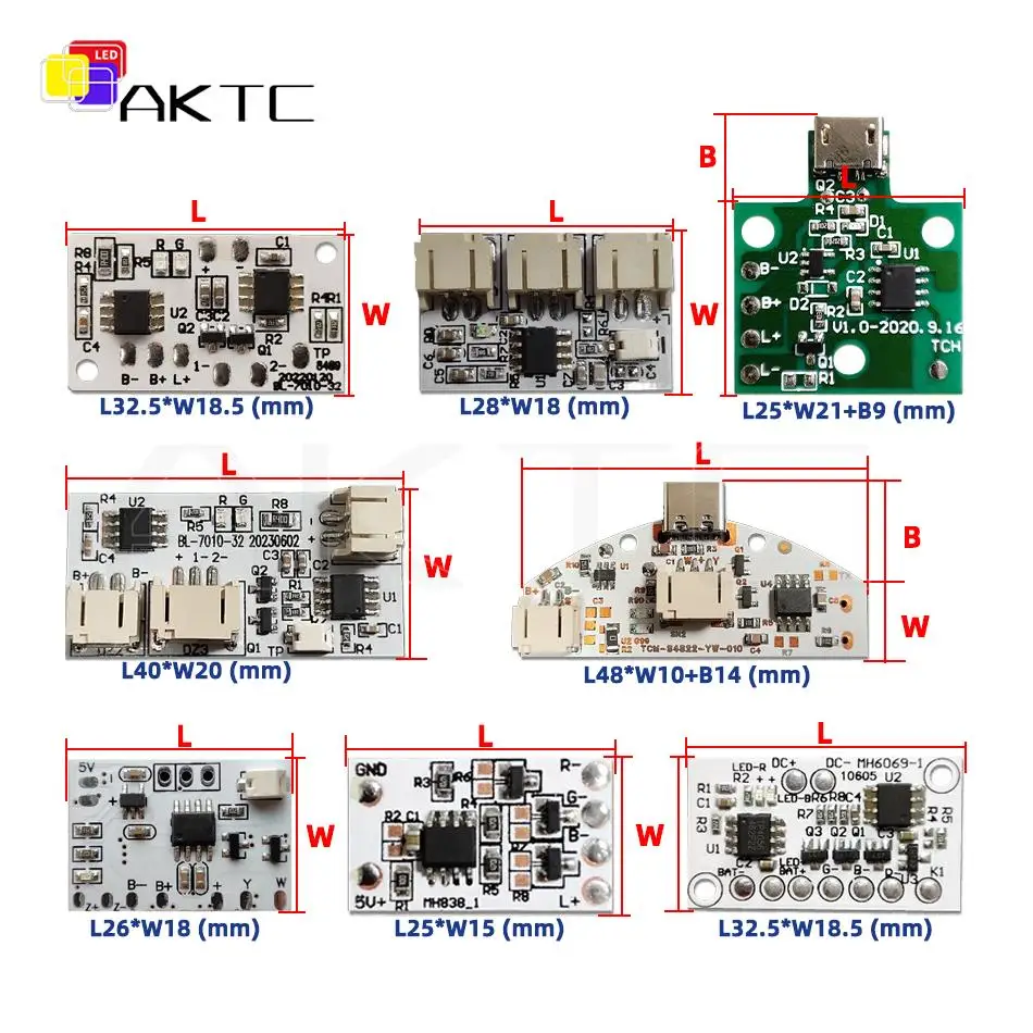 Płyta sterowania dotykowy Mini LED do ładowania 5V 2A pojedynczy/podwójny/ściemniacz RGB włącznik/wyłącznik panelu do lampek do zdjęć bukowych