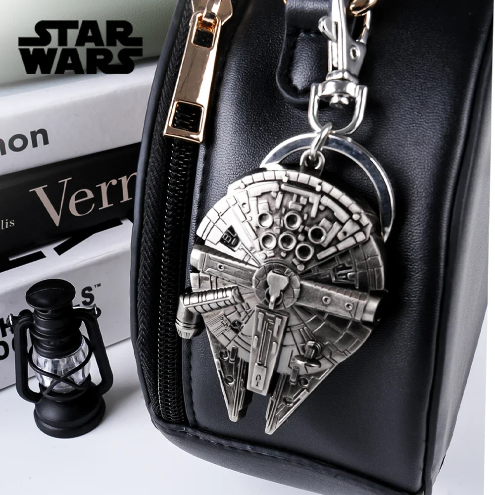 Llavero de Metal con Diseño de Nave Espacial X-Wing de Star Wars, Oficialmente Licenciado, Ideal para Mochila o Llaves de Coche, Excelente Regalo