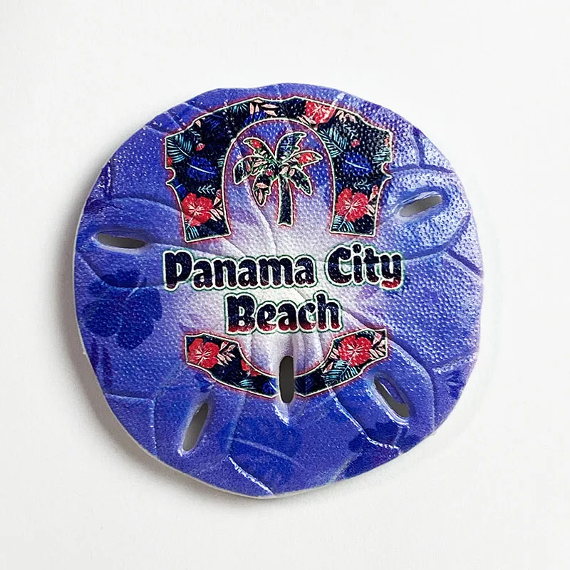 Panama City, Beach, 3D stereo, tourist souvenirs, decorative home, resin paintings, crafts, gifts, collections, fridge magnets