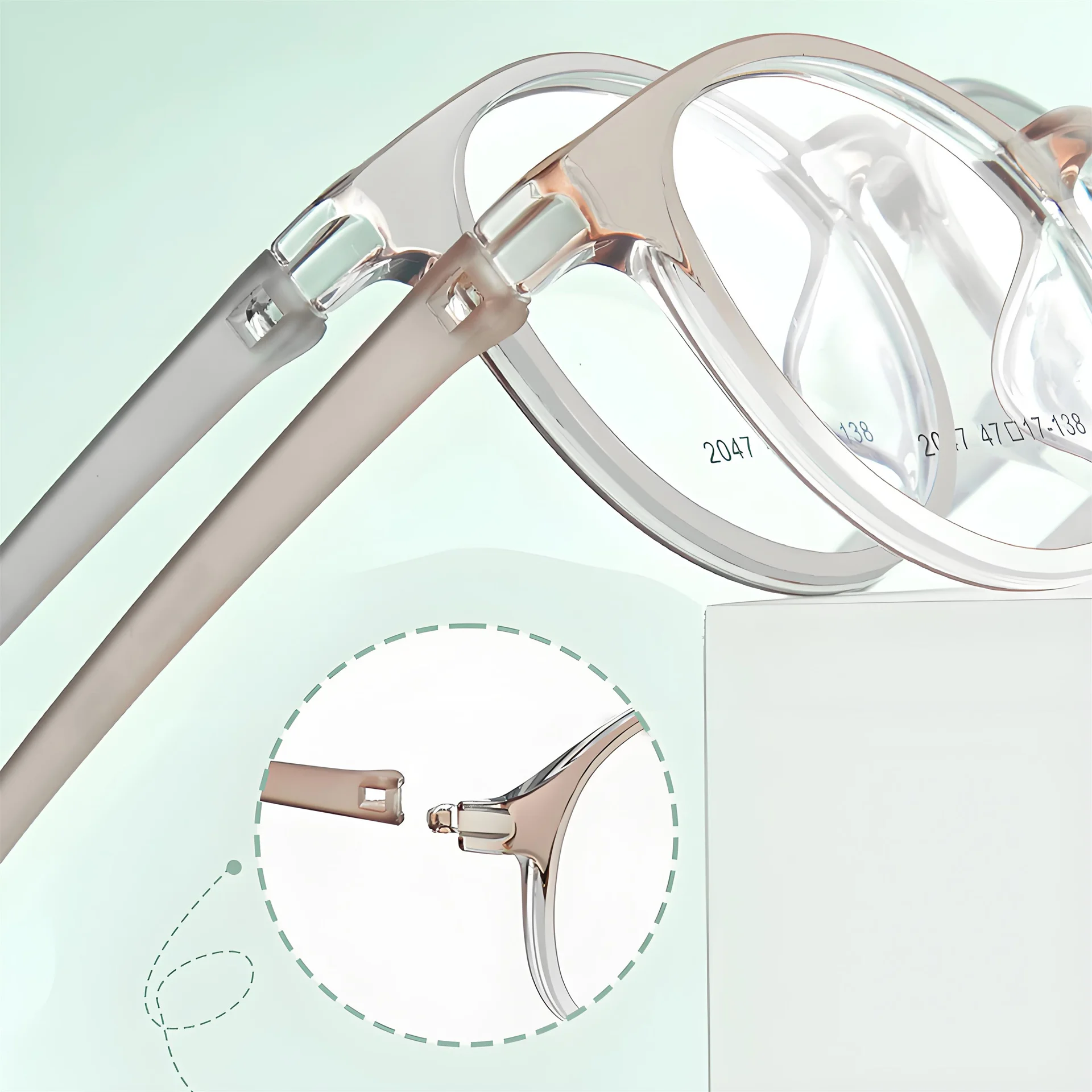 إطار نظارات عصري خفيف غير مفتوح للأطفال عدسات بصرية بحافة واسعة 4 مم مع وصفة نظارات متدرجة اللون