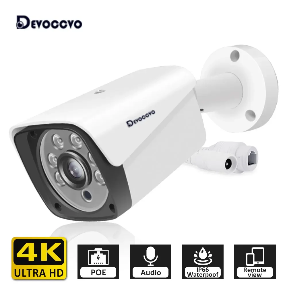 

8MP 4K POE IP Security Camera Outdoor H.265 Onvif Bullet CCTV Array IR Night Vision 5MP POE Video Surveillance Camera