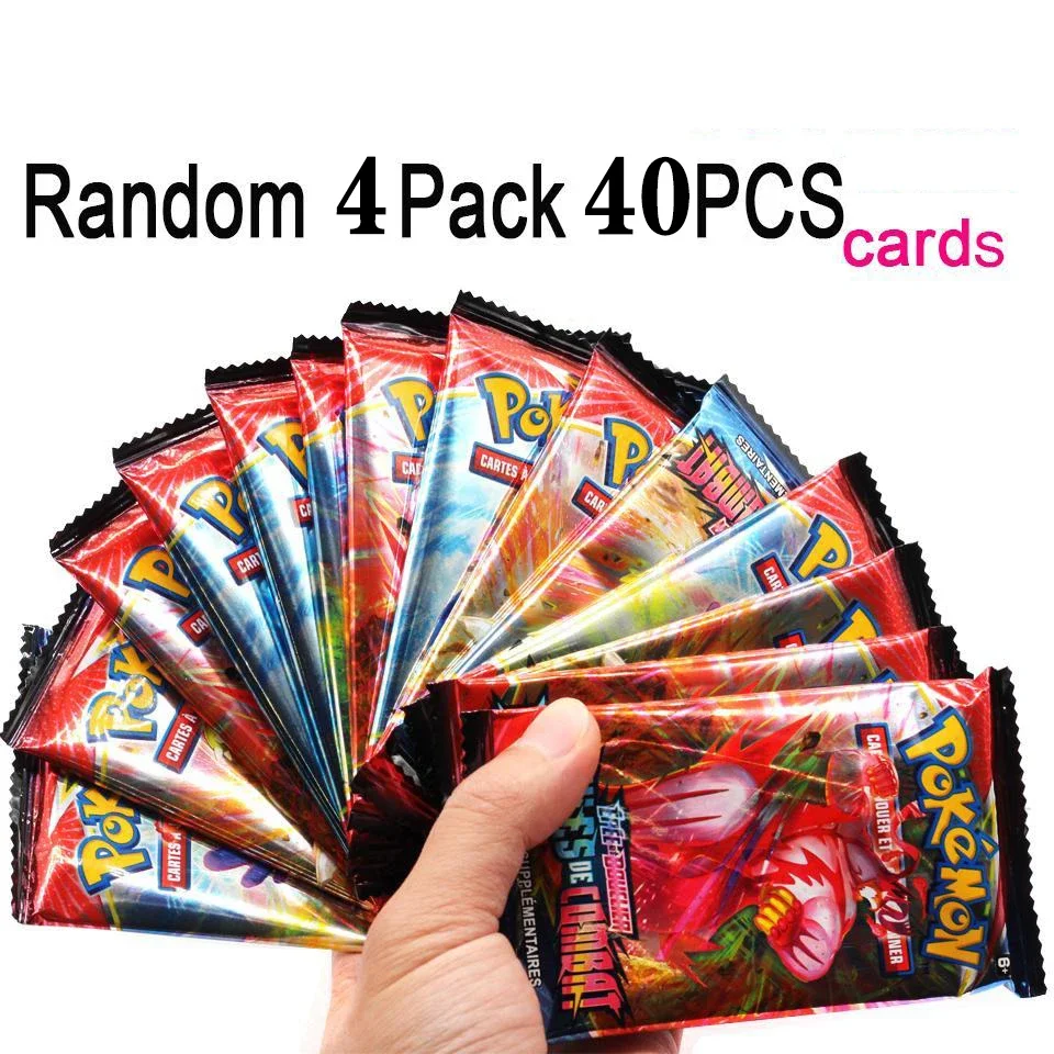 Cartas de Pokémon de 36-40 piezas, tarjetas coleccionables en inglés, francés, español, escarlata y violeta, EVOLVING SKIES, Booster Box, juguetes