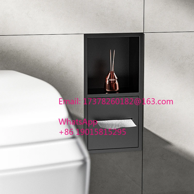 

Bathroom Small Niche Stainless Steel Recessed Shelf