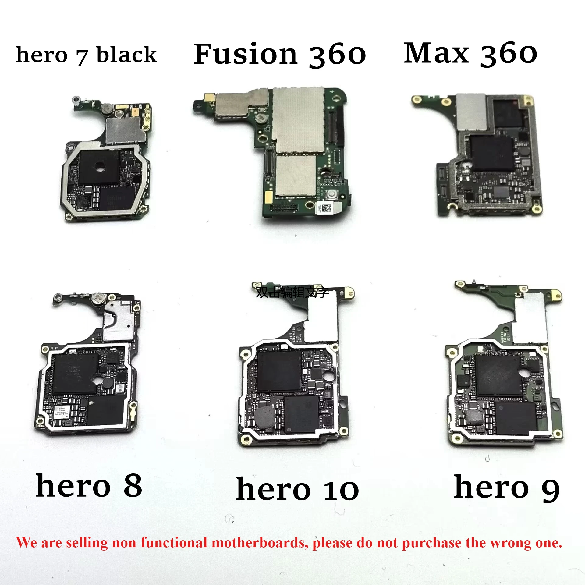 1pcs Not Work ! Waste Original Main Board Mainboard Not Working for Gopro Hero 10 9 8 7 6 5 4 3 Fusion Max Action Camera