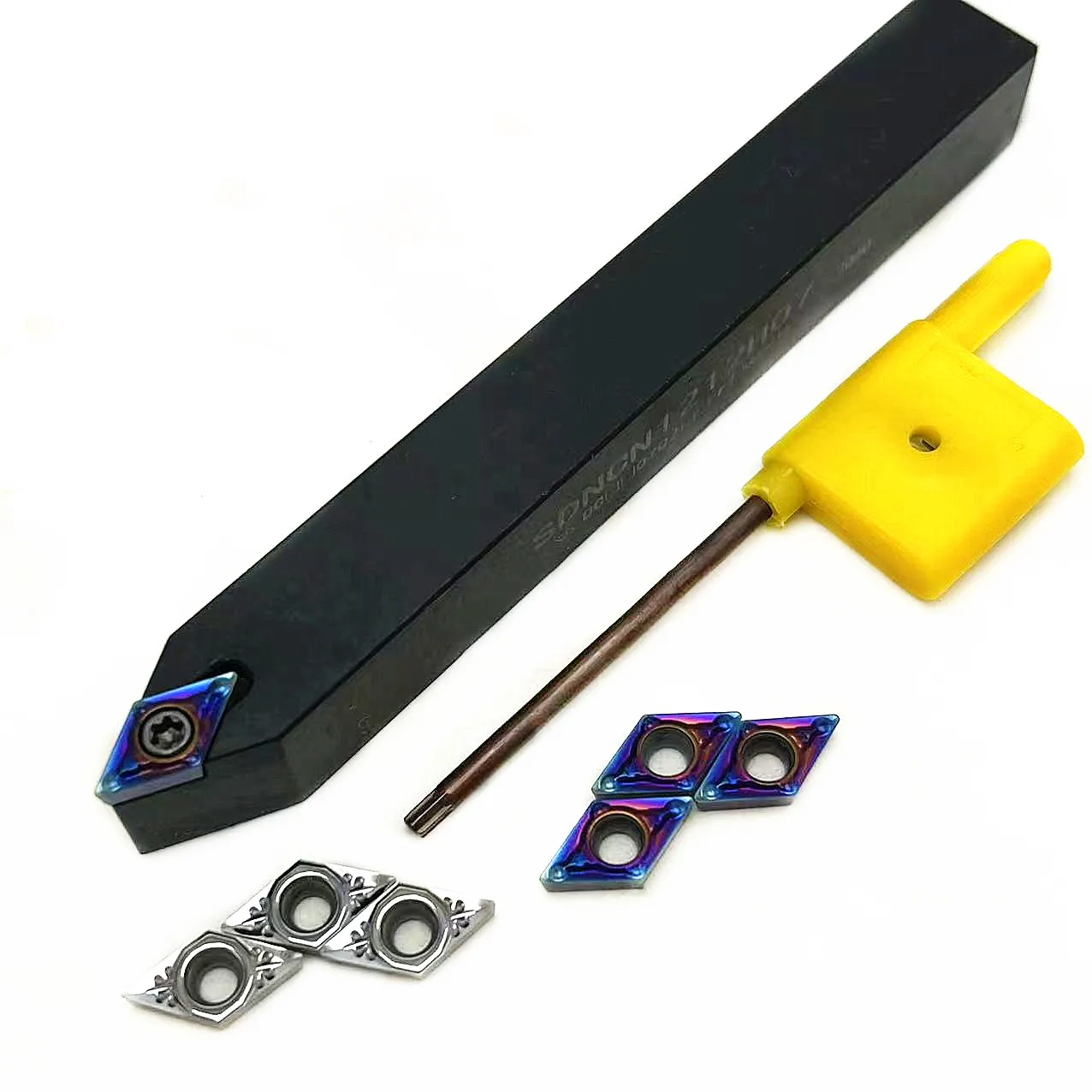 CCMT060204 VP15TF CCMT060204 UE6020คาร์ไบด์แทรกภายในเครื่องตัด CNC เครื่องกลึงโลหะ CCMT 060204เครื่องกลึงเครื่องมือ