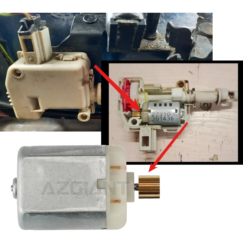 11 zębów silnika DC do Land Rover Freelander 2 LR2 Range Rover Evoque LV L538 Części samochodowe Zatrzask zamka bagażnika Naprawa DIY