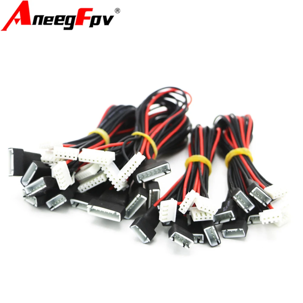 

5 шт./лот JST-XH 6S 4S 3S 2S 1S 20 см 22AWG Lipo Balance Удлинитель зарядного кабеля Шнур для зарядного устройства RC