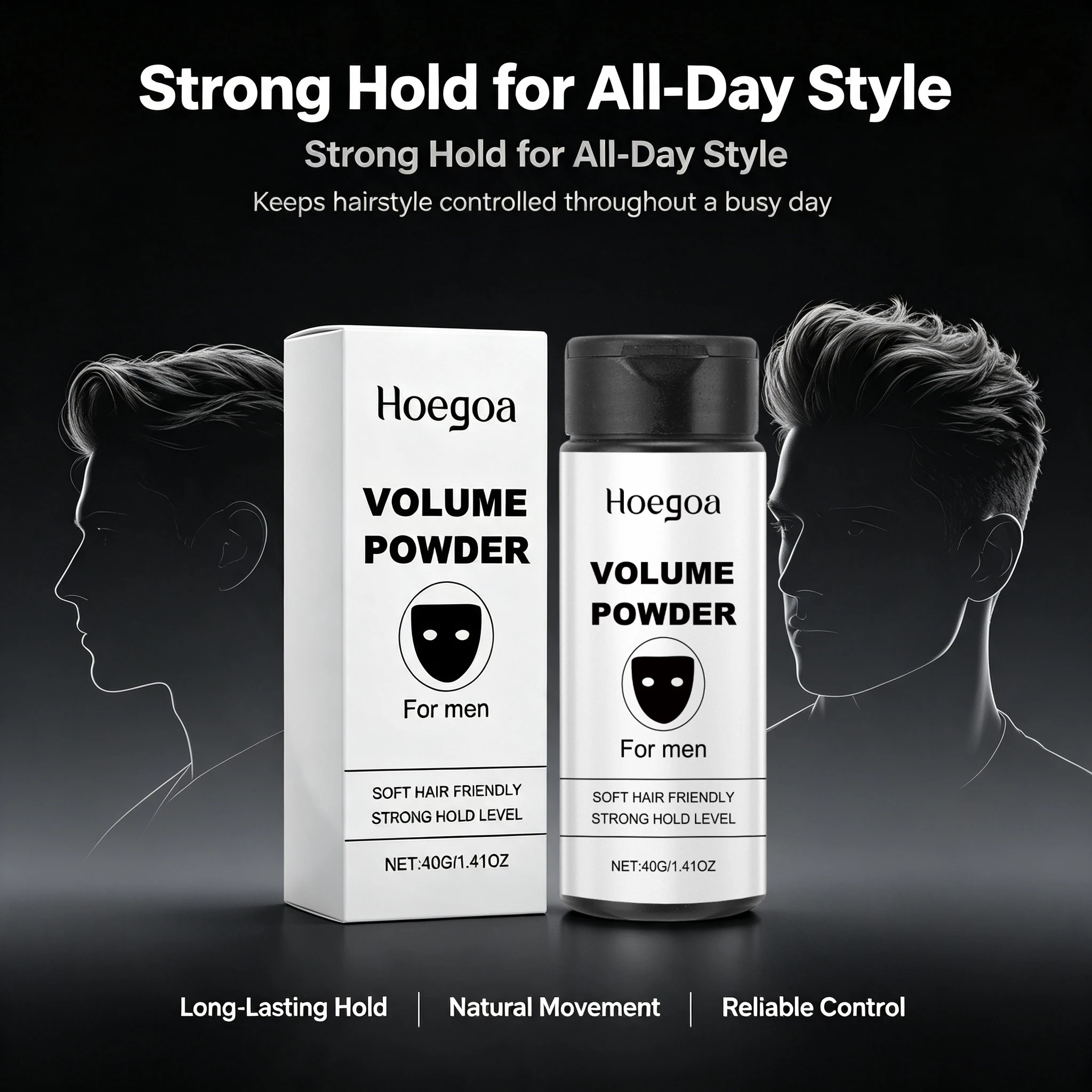Hair Styling Powder Oil Control Hair Powder Fluffy Hair Powder Increase Hair Volume Instantly Long-Lasting Styling For Men Women