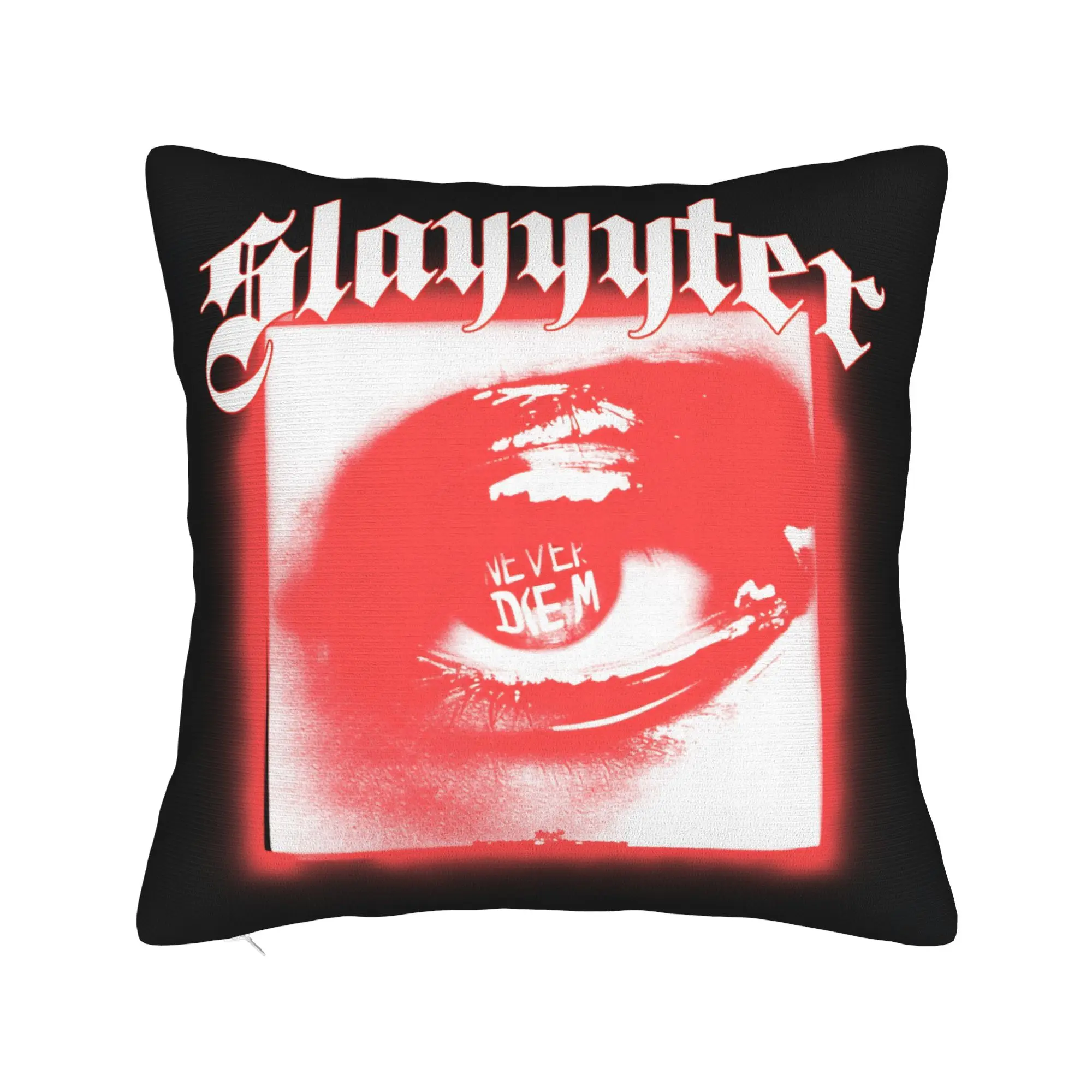 New Singer Slayyyter Merch Pillow Case  Comfy Pillow Cover Funny Pillowcases For Office Car Home Decor