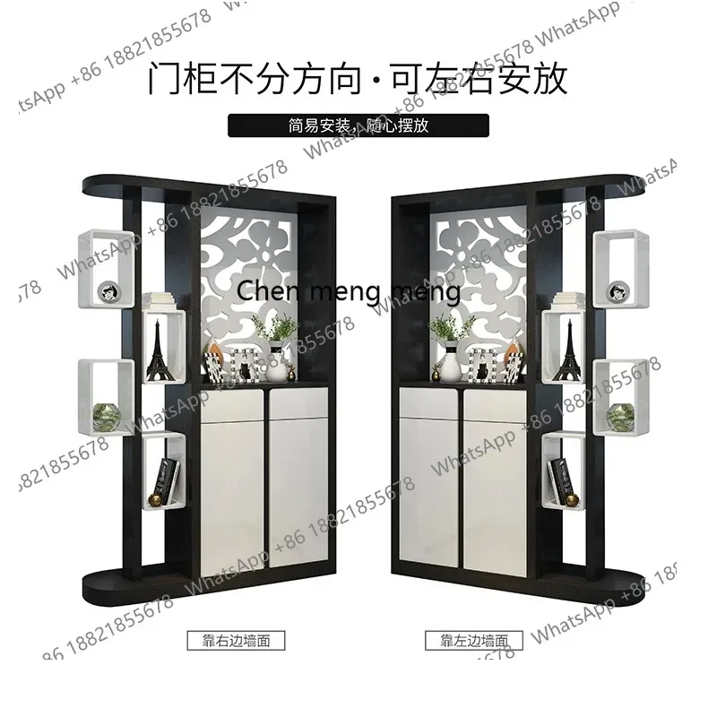 A57 الحديثة بسيطة الشمال خزانة تقسيم التخزين غرفة المعيشة الديكور باب شاشة خزانة مشروبات