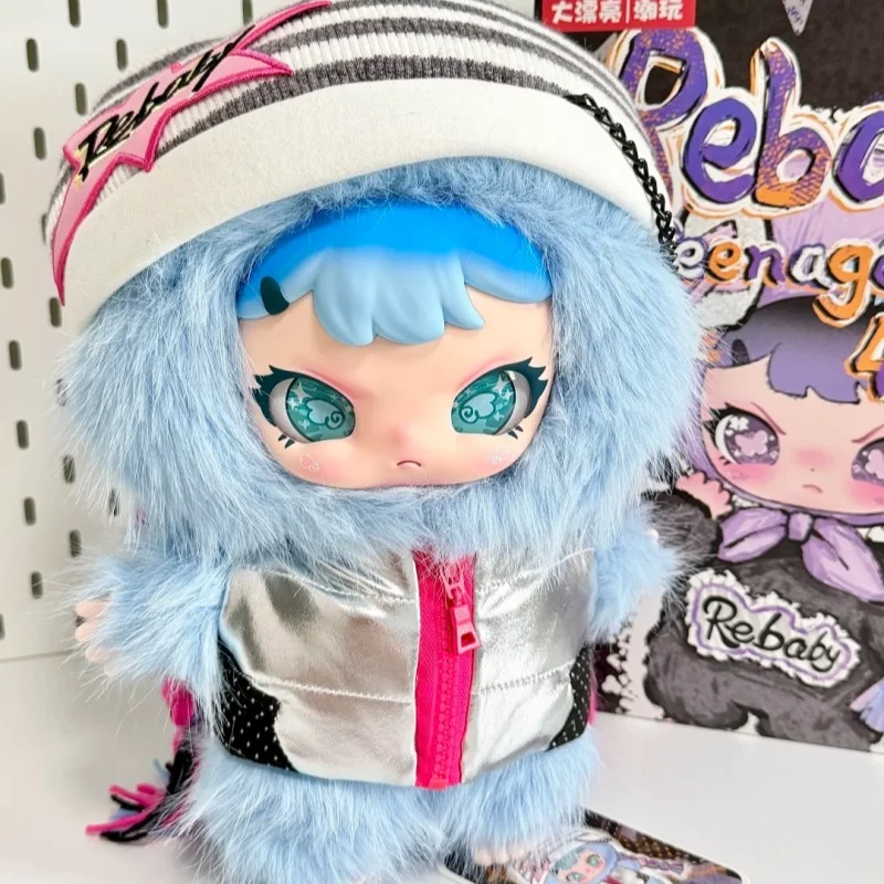 Rebaby Teenage Era 400% Series Blind Box Cute Rebaby Blind Doll Vinyl Plush Mystery Box Anime Action Figure Ornament Gift Toys view 6