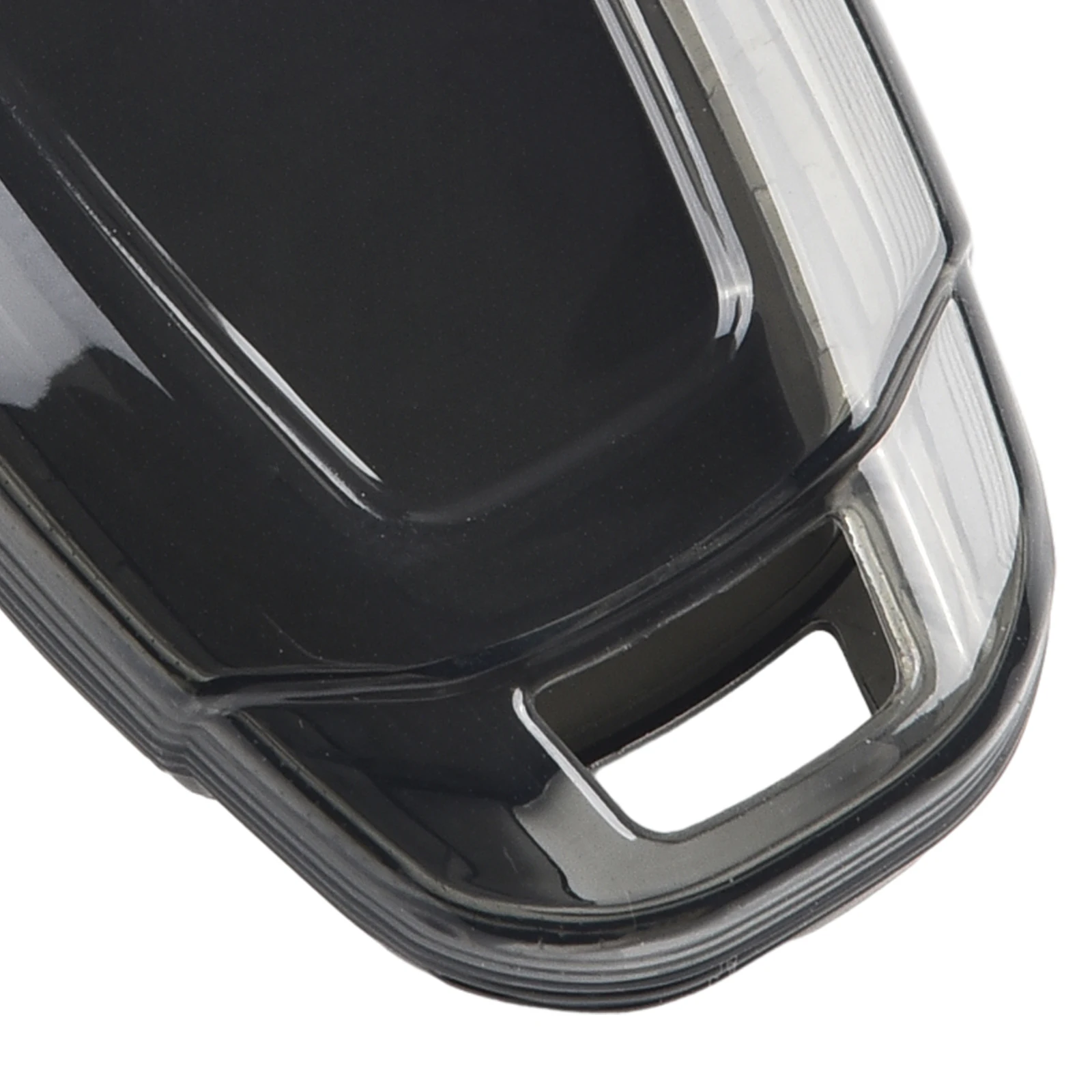 Sleek Transparent Black Key Fob Case Cover for Hyundai Elantra Palisade Venue Accent Original Signal Retention