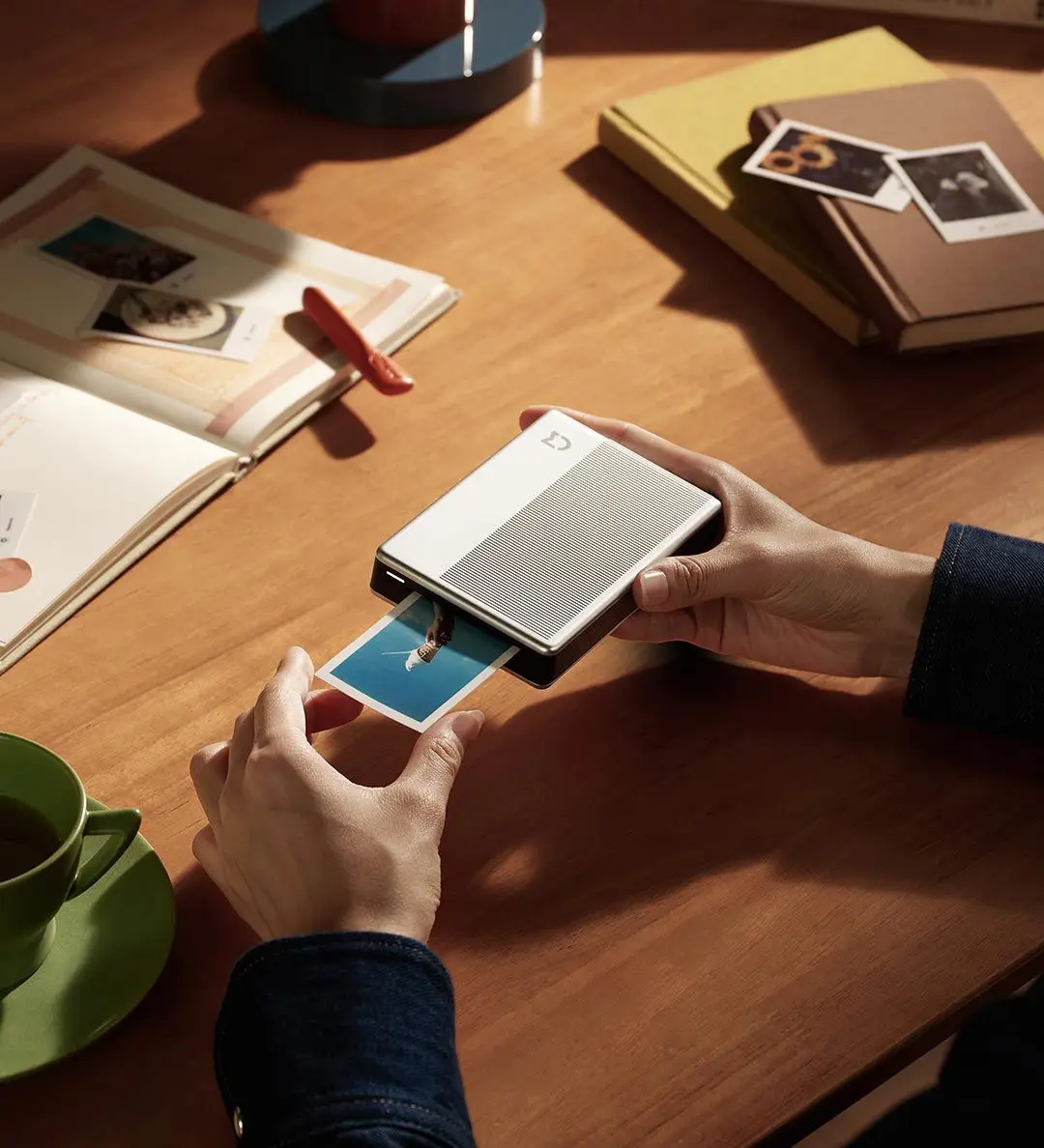 طابعة صور الجيب Xiaomi Mijia الجديدة 1S Smart Mini Pocket سماعة لاسلكية تعمل بالبلوتوث طباعة حرارية AR Video ZINK تعمل مع تطبيق Mi Home